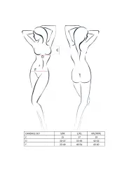 CONJUNTO DE 2 PEÇAS CANDACE BRANCO PASSION