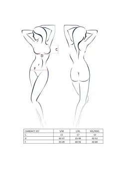 CONJUNTO DE 2 PEÇAS CANDACE BRANCO PASSION