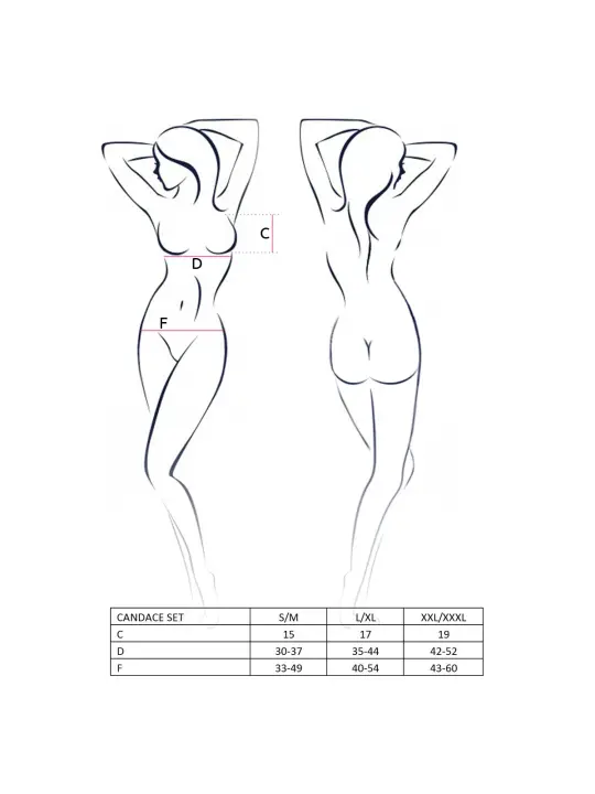 CONJUNTO DE 2 PEÇAS CANDACE BRANCO PASSION