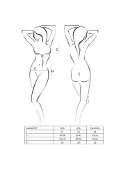 CONJUNTO DE 3 PEÇAS CANNE PRETO PASSION