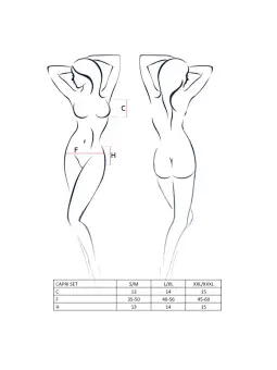 CONJUNTO DE 3 PEÇAS CAPRI PRETO PASSION