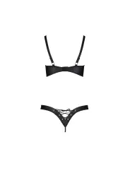 CONJUNTO DE 2 PEÇAS CELIN BIKINI PRETO TAMANHO QUEEN PASSION