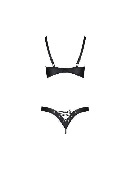 CONJUNTO DE 2 PEÇAS CELIN BIKINI PRETO TAMANHO QUEEN PASSION