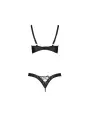 CONJUNTO DE 2 PEÇAS CELIN BIKINI PRETO TAMANHO QUEEN PASSION