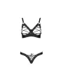 CONJUNTO DE 2 PEÇAS CELIN BIKINI PRETO PASSION