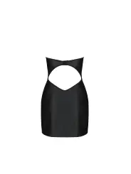 CAMISA DE NOITE E TANGA CELIN PRETA TAMANHO QUEEN PASSION