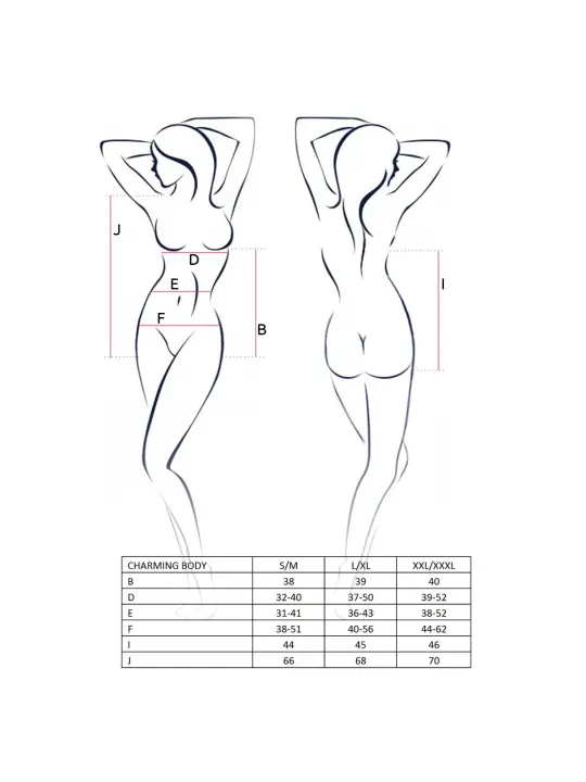 BODY CHARMING PRETO PASSION