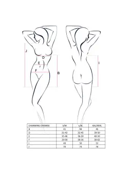 CAMISA DE NOITE E TANGA CHARMING PRETA PASSION