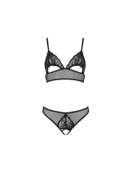 CONJUNTO DE 2 PEÇAS CHRISTA PRETO EROTIC LINE PASSION