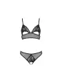 CONJUNTO DE 2 PEÇAS CHRISTA PRETO EROTIC LINE PASSION