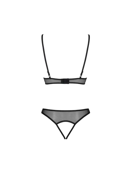 CONJUNTO DE 2 PEÇAS CHRISTA PRETO EROTIC LINE PASSION
