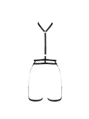 ARNÊS CORPORAL DENIRA PRETO DEVIL COLLECTION PASSION