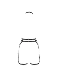 ARNÊS CORPORAL DENIRA PRETO DEVIL COLLECTION PASSION