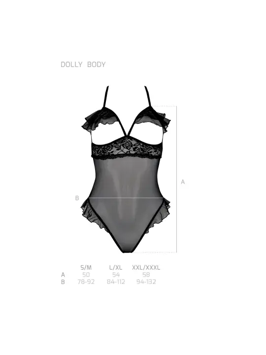 BODY DOLLY PRETO EROTIC LINE PASSION