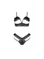 CONJUNTO DE 2 PEÇAS DOLLY PRETO EROTIC LINE TAMANHO QUEEN PASSION