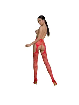 COLLANTS COM EFEITO LIGAS S001 VERMELHAS ECO COLLECTION PASSION