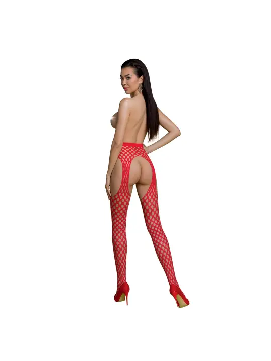 COLLANTS COM EFEITO LIGAS S003 VERMELHAS ECO COLLECTION PASSION