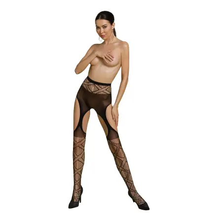 COLLANTS COM EFEITO LIGAS S005 PRETAS ECO COLLECTION PASSION