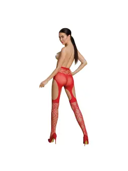 COLLANTS COM EFEITO LIGAS S005 VERMELHAS ECO COLLECTION PASSION