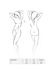 CONJUNTO DE 2 PEÇAS GIANA BIKINI BRANCO EROTIC LINE PASSION