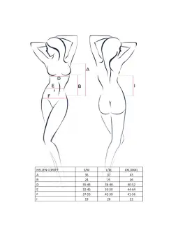 CORPETE E TANGA HELLEN PRETO EROTIC LINE PASSION