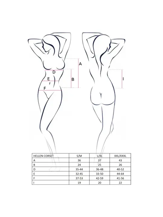 CORPETE E TANGA HELLEN PRETO EROTIC LINE PASSION