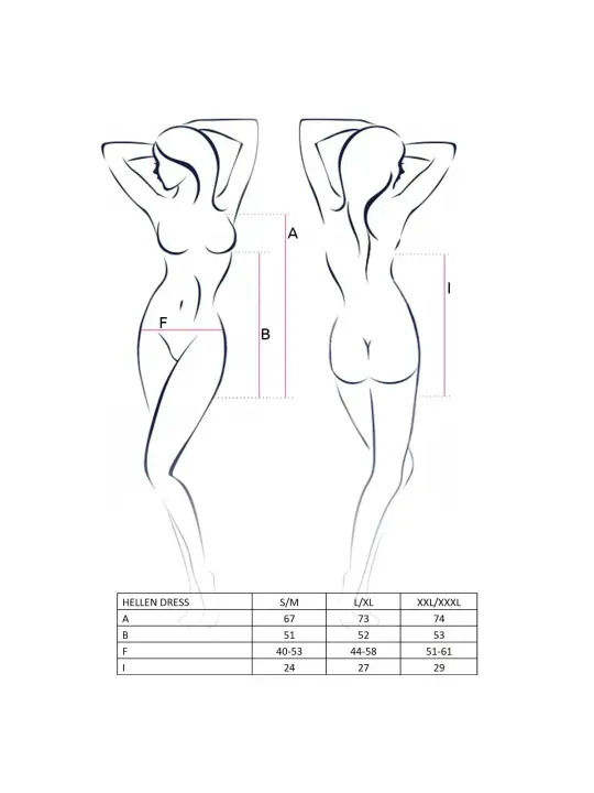 VESTIDO HELLEN PRETO PASSION