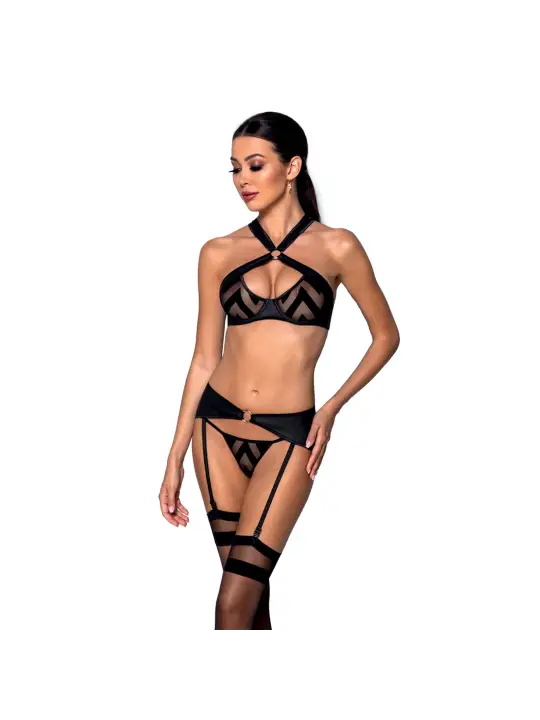 CONJUNTO DE 3 PEÇAS HIMA PRETO PASSION