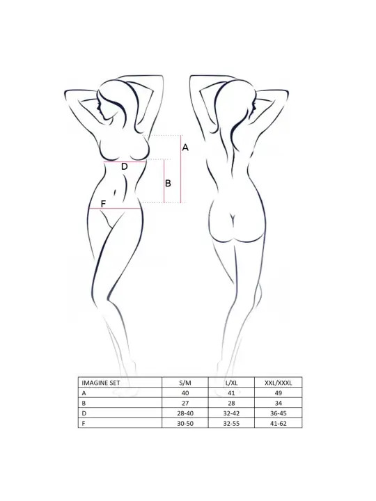 CONJUNTO DE 2 PEÇAS IMAGINE PRETO PASSION