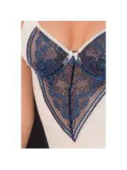 CORPETE E TANGA IVONE BEGE PASSION