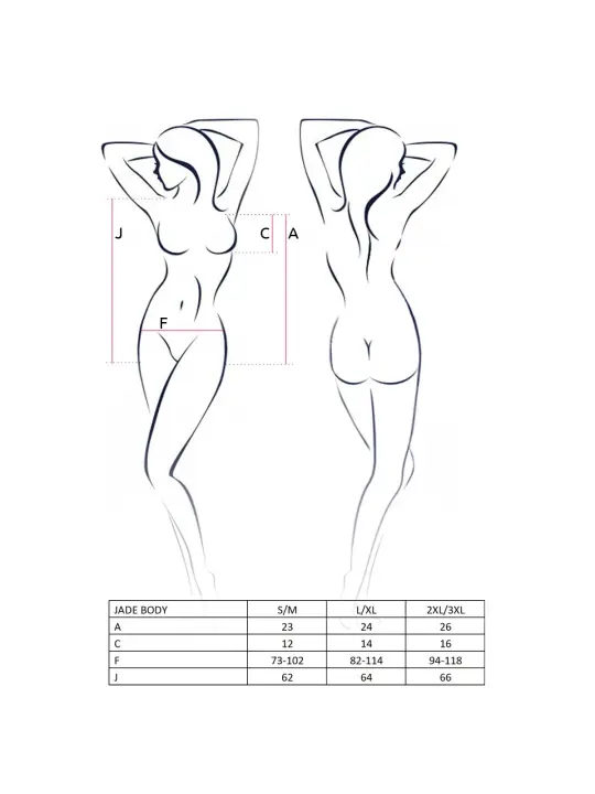 BODY JADE PRETO DEVIL COLLECTION PASSION 