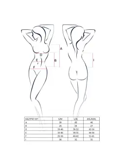 CONJUNTO DE 2 PEÇAS KALYPSO PRETO PASSION