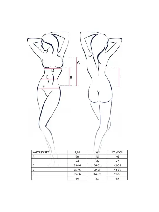 CONJUNTO DE 2 PEÇAS KALYPSO ROSA PASSION