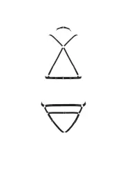 CONJUNTO DE 2 PEÇAS KELIS PRETO DEVIL COLLECTION PASSION