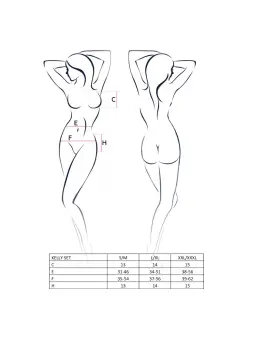 CONJUNTO DE 3 PEÇAS KELLY PRETO PASSION