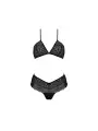 CONUNTO DE 2 PEÇAS KERRIA BIKINI PRETO ECO COLLECTION PASSION