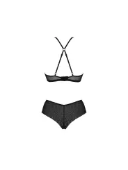 CONUNTO DE 2 PEÇAS KERRIA BIKINI PRETO ECO COLLECTION PASSION
