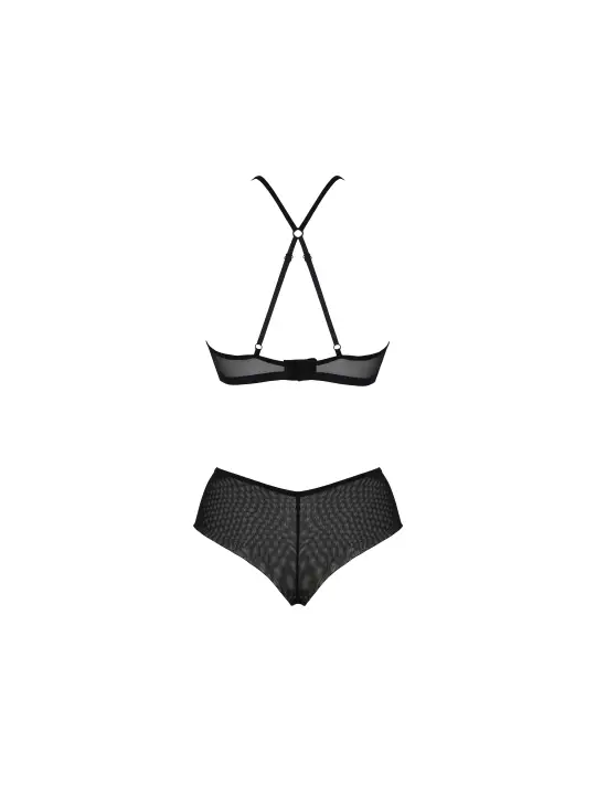CONUNTO DE 2 PEÇAS KERRIA BIKINI PRETO ECO COLLECTION PASSION