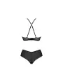 CONUNTO DE 2 PEÇAS KERRIA BIKINI PRETO ECO COLLECTION PASSION