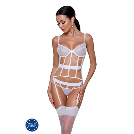 CORPETE E TANGA KYOUKA BRANCO DEVIL COLLECTION PASSION