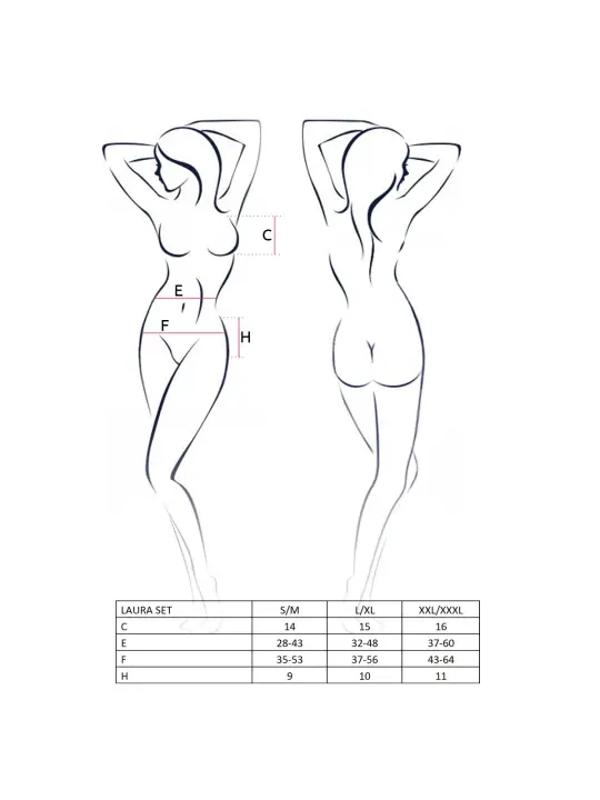 CONJUNTO DE 3 PEÇAS LAURA PRETO PASSION