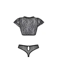 CONJUNTO DE 2 PEÇAS LEAFA BIKINI PRETO ECO COLLECTION PASSION