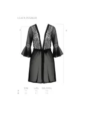 ROBE E TANGA LEAFA PRETO ECO COLLECTION PASSION