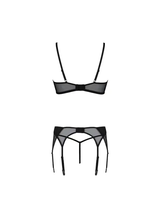 CONJUNTO DE 3 PEÇAS LEAFA PRETO ECO COLLECTION PASSION