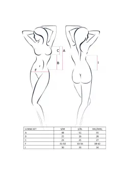 CONJUNTO DE 2 PEÇAS LUMIA PRETO PASSION