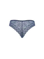 TANGA COM ABERTURA LYRIA AZUL PASSION