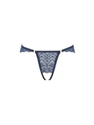 TANGA COM ABERTURA LYRIA AZUL PASSION