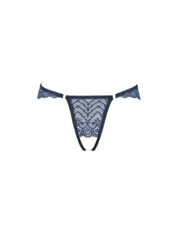 TANGA COM ABERTURA LYRIA AZUL PASSION