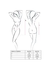 CAMISA DE NOITE E TANGA MIRACLE ROSA PASSION