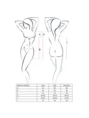 CAMISA DE NOITE E TANGA NADYA PRETO PASSION